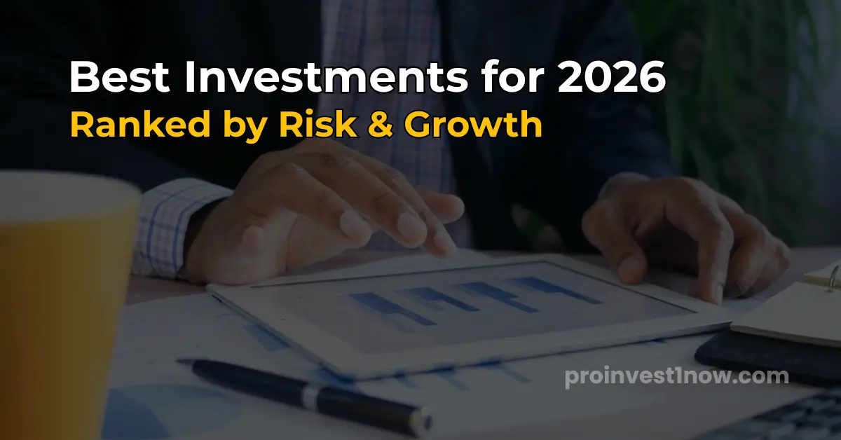 best investments 2026 ranked by risk and growth invest1now.com guide