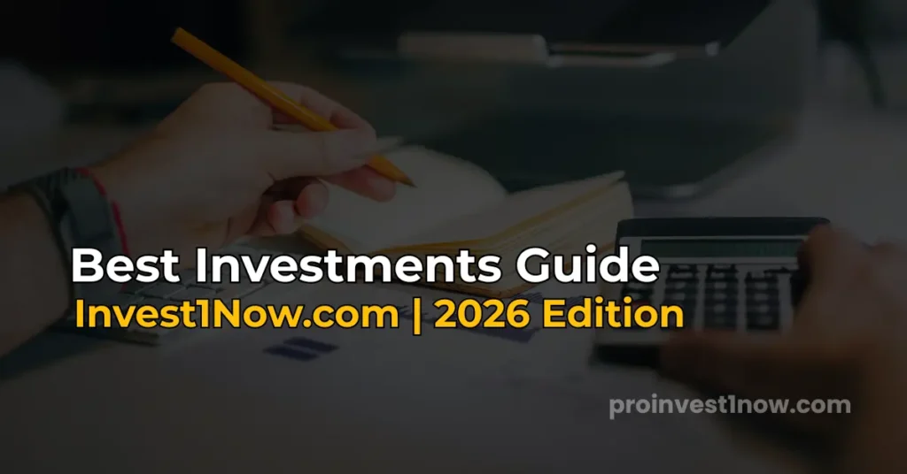 Invest1Now.com best investments guide 2026 financial planning