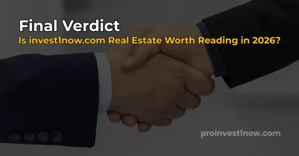 invest1now.com real estate final verdict rating 2026