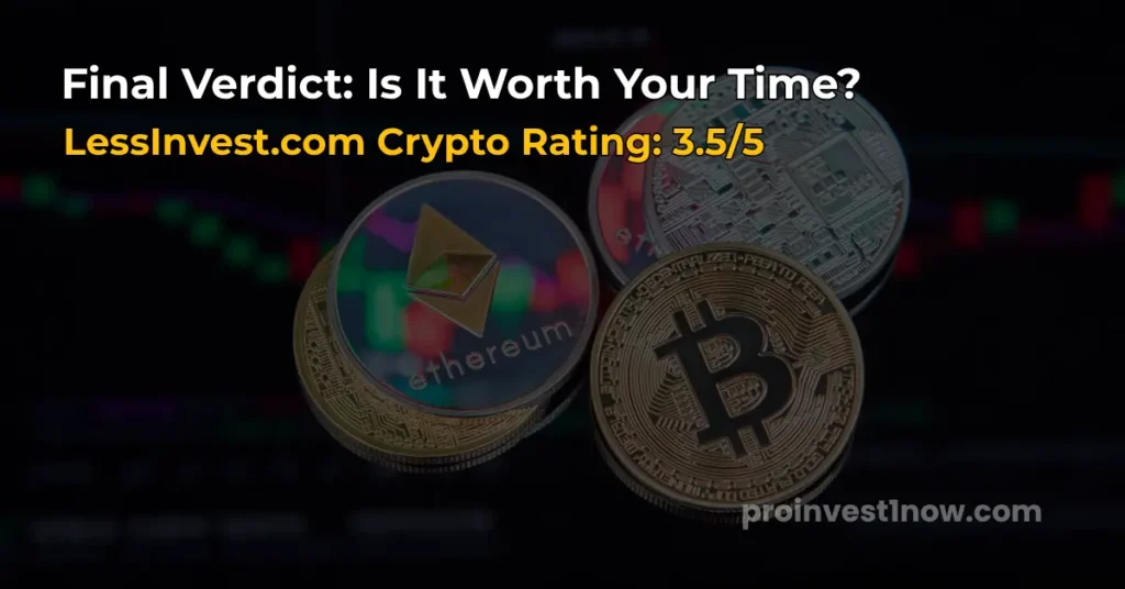 lessinvest.com crypto final verdict rating 2026
