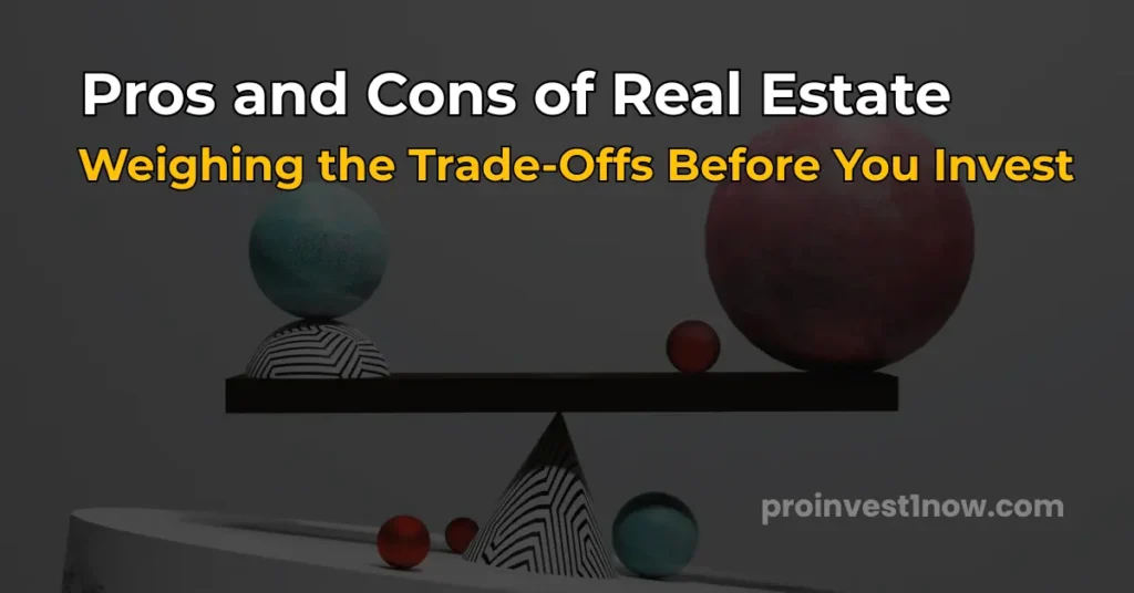 pros and cons of real estate investing 2026