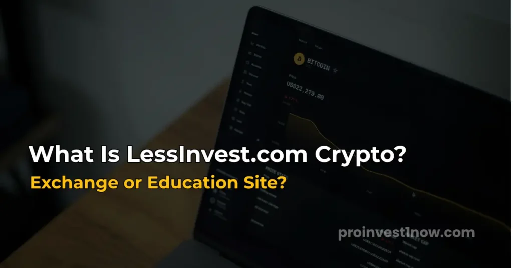 what is lessinvest.com crypto exchange or education site