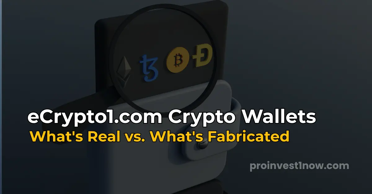 ecrypto1.com crypto wallets review 2026 real vs fabricated features
