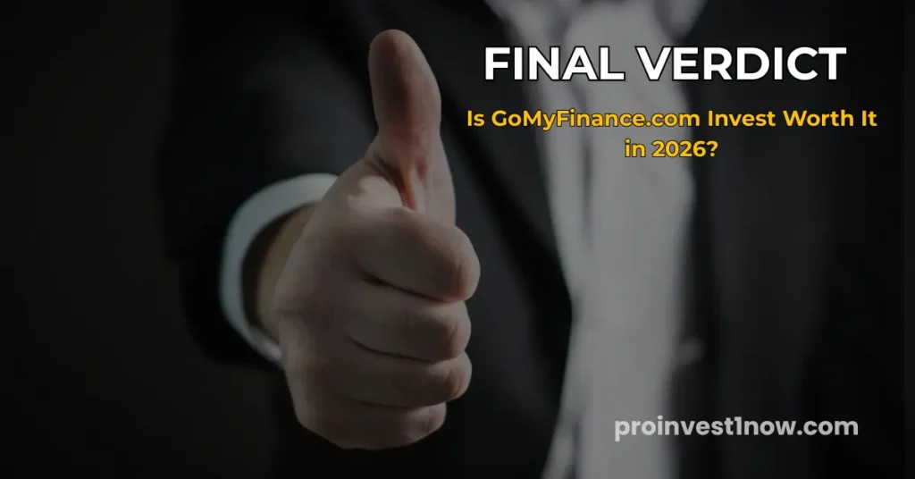 GoMyFinance.com Invest final verdict review 2026