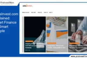 LessInvest.com investment dashboard showing smart portfolio insights in 2025