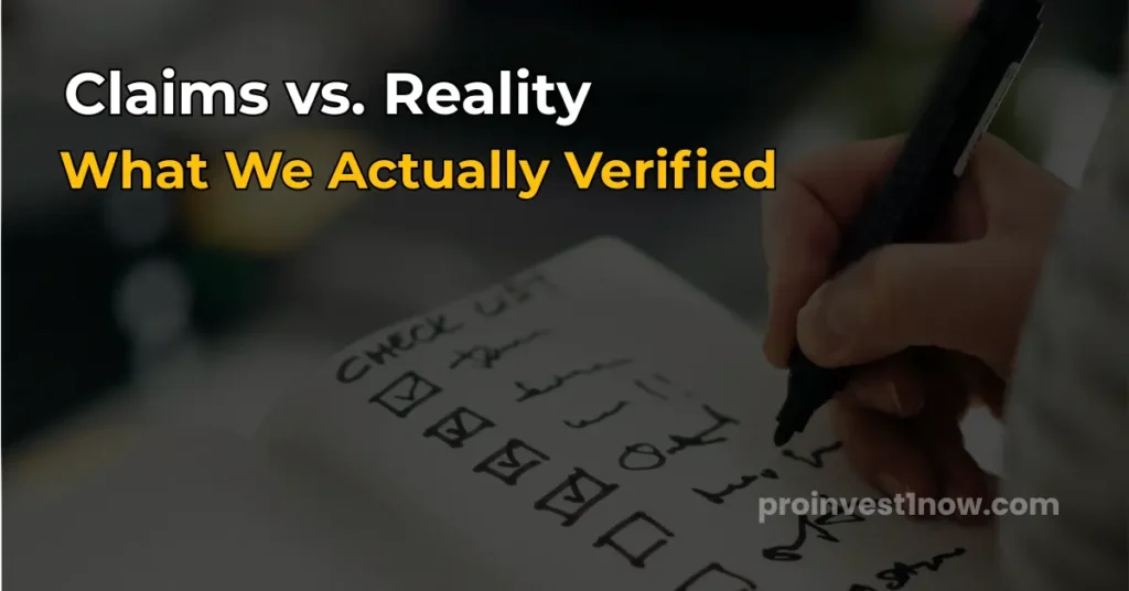 eCrypto1.com security claims vs verified reality