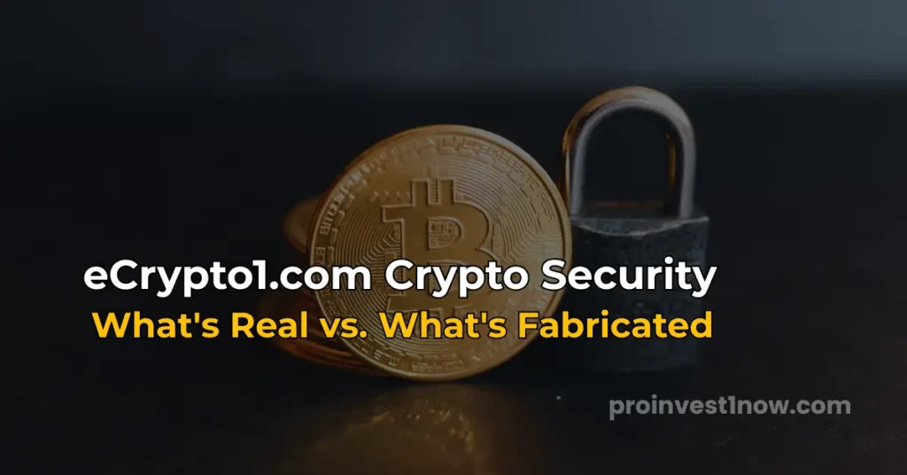 ecrypto1.com crypto security review 2026 real vs fabricated features