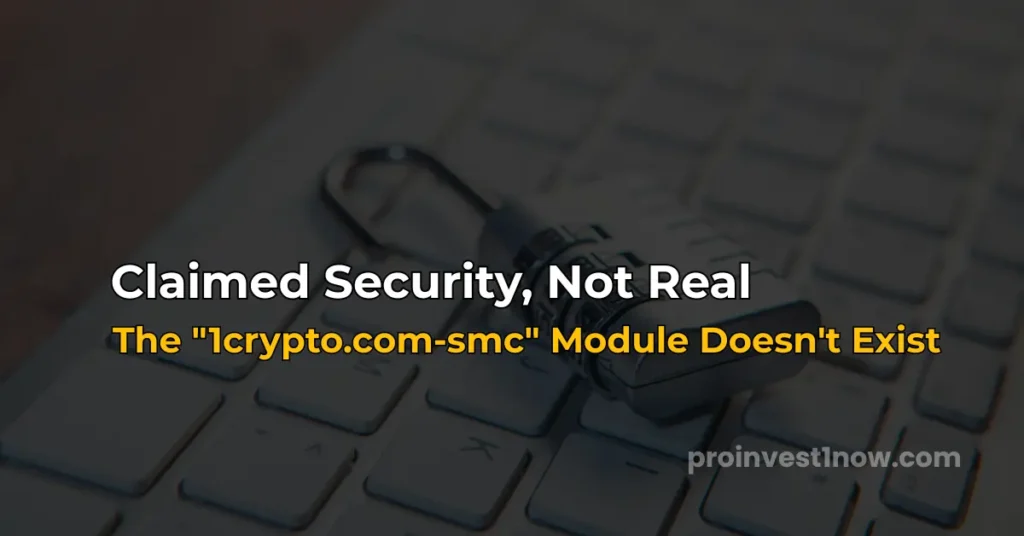 ecrypto1.com fabricated 1crypto-smc security module claims 2026