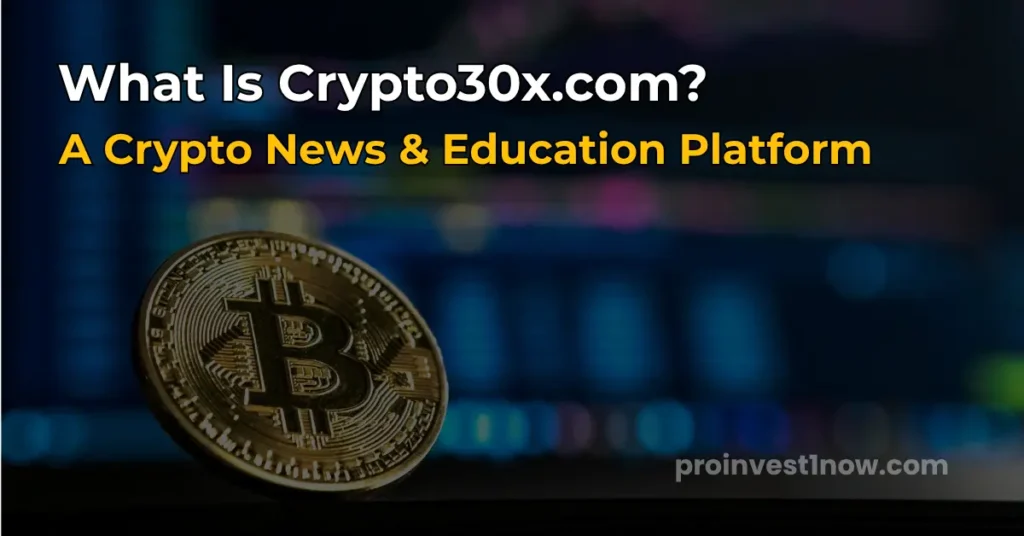 what is crypto30x.com cryptocurrency news platform