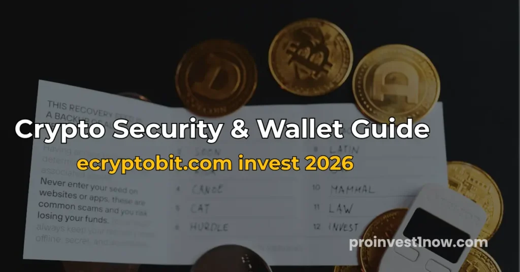 ecryptobit.com invest crypto security and wallet guide 2026
