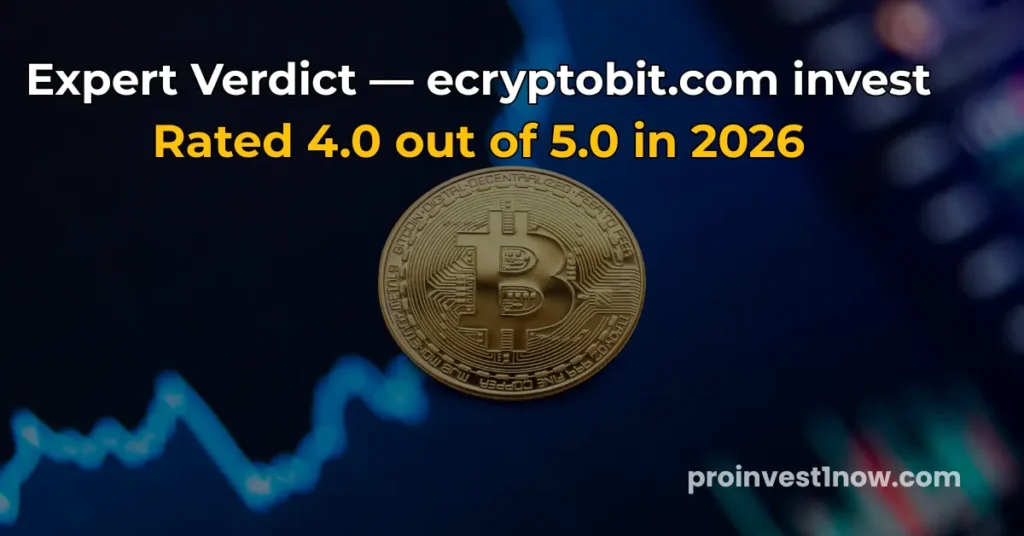 ecryptobit.com invest expert verdict rating 4.0 out of 5.0 review 2026