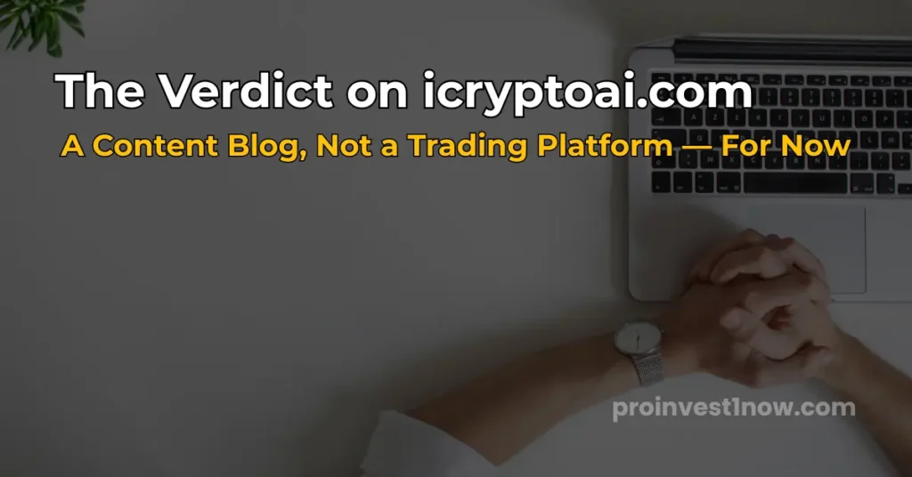 icryptoai.com verdict conclusion 2026 final review content blog not trading platform